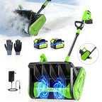 16 inches Electric Snow Shovel Plus with 2 Batteries