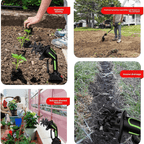 2-IN-1 Cordless Tiller & Cultivator with Extension Pole