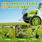 3 In 1 Cordless Grass Trimmer, Weed Eater and Edger