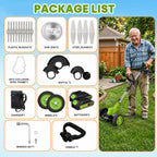 3 In 1 Cordless Grass Trimmer, Weed Eater and Edger