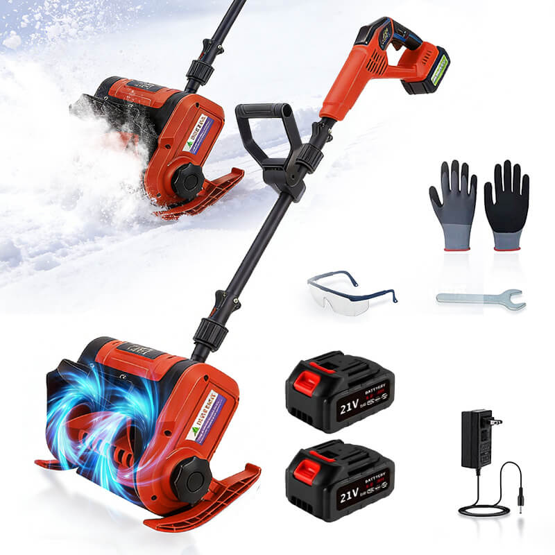 16 inches Electric Snow Shovel Plus with 2 Batteries