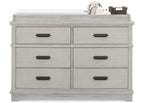 Asher 6 Drawer Dresser with Changing Top