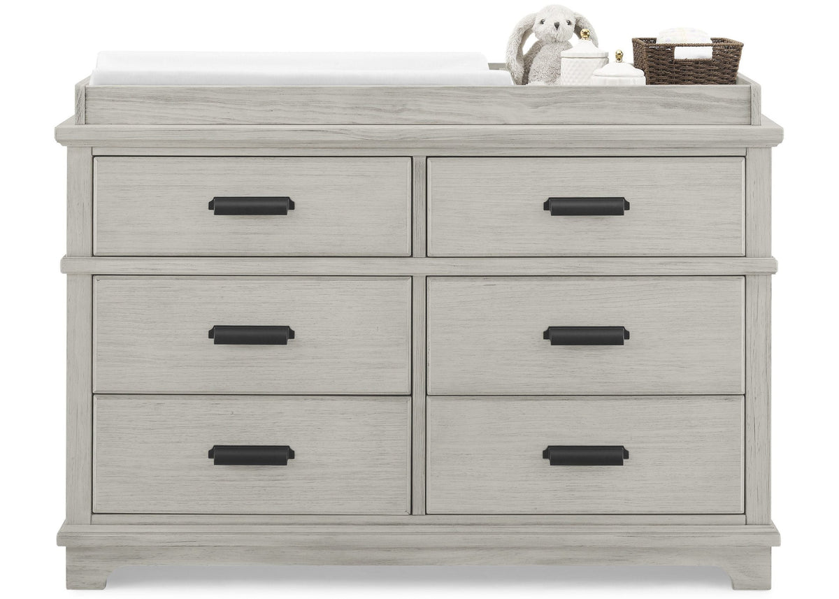 Asher 6 Drawer Dresser with Changing Top