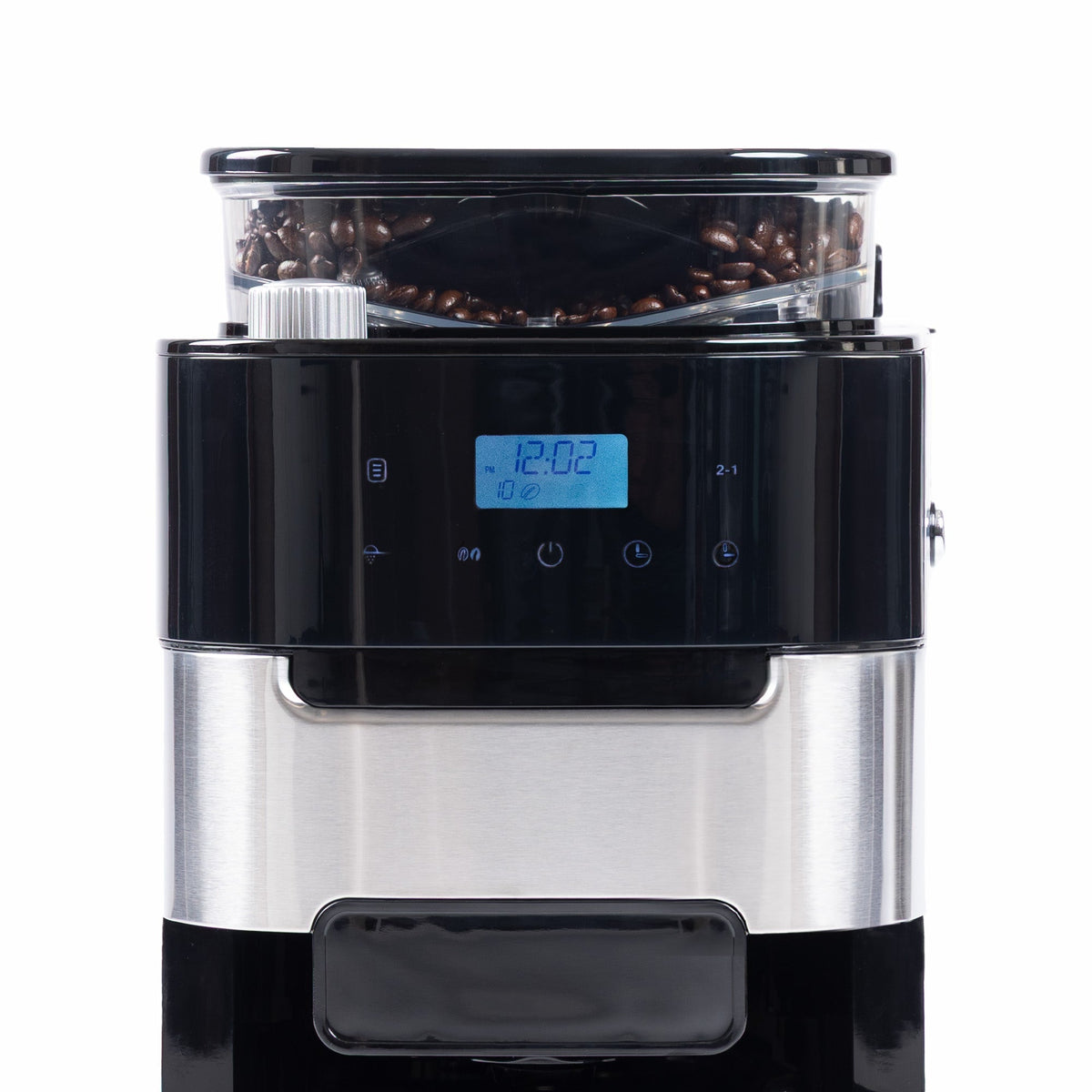 Kismile Programmable Coffee Maker with Built-In Grinder