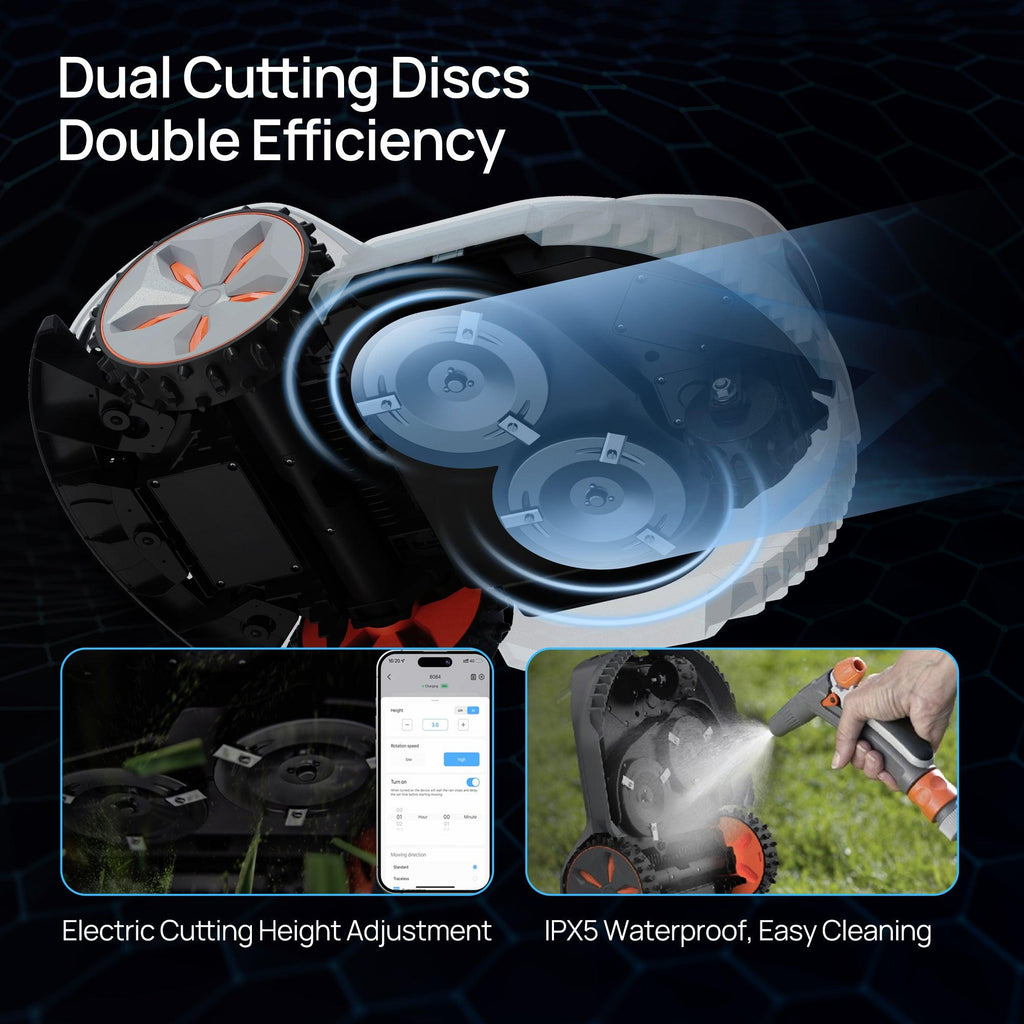 X7 Plus Wireless Robot Lawn Mower