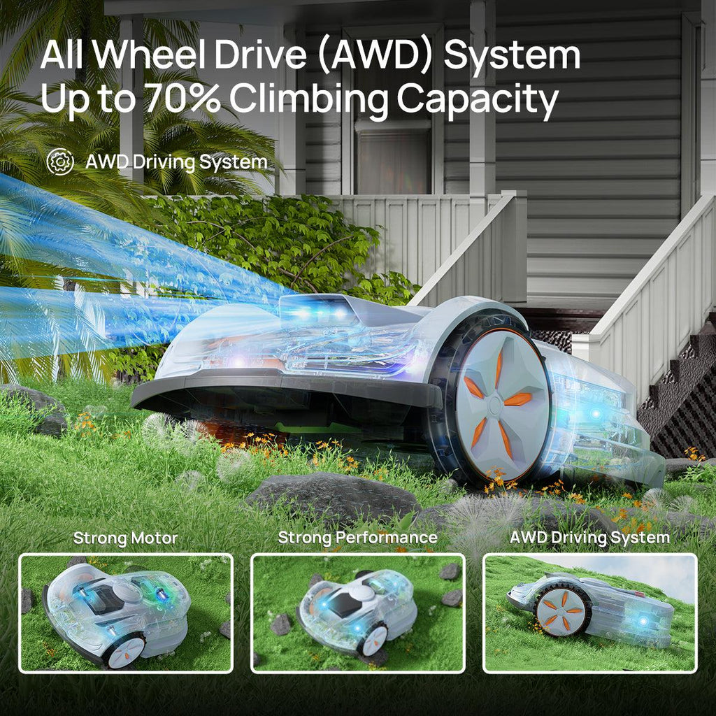 X7 Plus Wireless Robot Lawn Mower