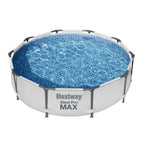 Bestway Steel Pro MAX 10’x30″ Round Above Ground Outdoor Swimming Pool with Pump