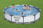 Bestway Steel Pro 12ft x 30in Frame Above Ground Pool Set with Pump