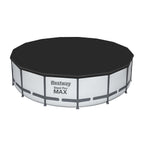 Bestway Steel Pro MAX 15’x48″ Round Above Ground Swimming Pool with Pump & Cover