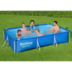 Bestway Steel Pro 9.8′ x 6.6′ x 26″ Rectangular Above Ground Swimming Pool Set