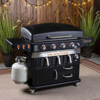 Blackstone 1923 36 inch 4 Burner Griddle with Air Fryer – Black