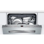 Bosch  500 Series 24 in. Stainless Steel Top Control Tall Tub Pocket Handle Dishwasher with Stainless Steel Tub, AutoAir, 44dBA