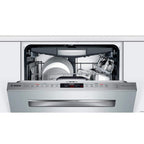 Bosch  800 Series 24 in. Stainless Steel Top Control Tall Tub Dishwasher with Stainless Steel Tub, Crystal Dry, 42dBA