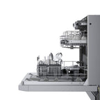 Bosch  800 Series 18 in. ADA Compact Front Control Dishwasher in Stainless Steel with Stainless Steel Tub and 3rd Rack, 44dBA