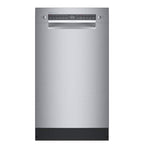Bosch  800 Series 18 in. ADA Compact Front Control Dishwasher in Stainless Steel with Stainless Steel Tub and 3rd Rack, 44dBA