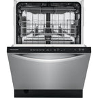 Frigidaire 24 in. Stainless Steel Top Control Built-In Tall Tub Dishwasher with Stainless Steel Tub and 3rd Level Rack, 49 dBA