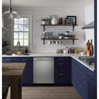 GE  Adora 24 in. Stainless Steel Top Control Built-In Tall Tub Dishwasher with Stainless Steel Tub, 3rd Rack, and 48 dBA