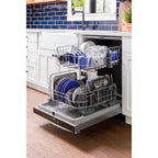 GE  24 in. Fingerprint Resistant Stainless Steel Top Control Built-In Tall Tub Dishwasher with Dry Boost and 52 dBA