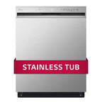 LG 24 in. in Stainless Steel Front Control Dishwasher with NeveRust Stainless Steel Tub and Dynamic Dry