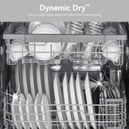LG 24 in. Stainless Steel Front Control Dishwasher with QuadWash, 3rd Rack & Dynamic Dry, 48 dBA