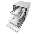 LG 24 in. Stainless Steel Front Control Dishwasher with QuadWash, 3rd Rack & Dynamic Dry, 48 dBA