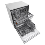 LG 24 in. Stainless Steel Front Control Dishwasher with QuadWash, 3rd Rack & Dynamic Dry, 48 dBA