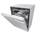 LG 24 in. Stainless Steel Front Control Dishwasher with QuadWash, 3rd Rack & Dynamic Dry, 48 dBA