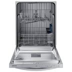 Samsung  24 in. Top Control Tall Tub Dishwasher in Stainless Steel with Stainless Steel Interior Door, 55 dBA