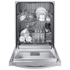 Samsung  24 in. Top Control Tall Tub Dishwasher in Stainless Steel with Stainless Steel Interior Door, 55 dBA