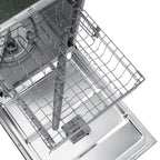 Samsung  24 in. Top Control Tall Tub Dishwasher in Stainless Steel with Stainless Steel Interior Door, 55 dBA