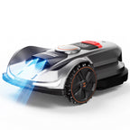Sunseeker X7 Wireless AI Robot Lawn Mower with Protective Garage Shelter