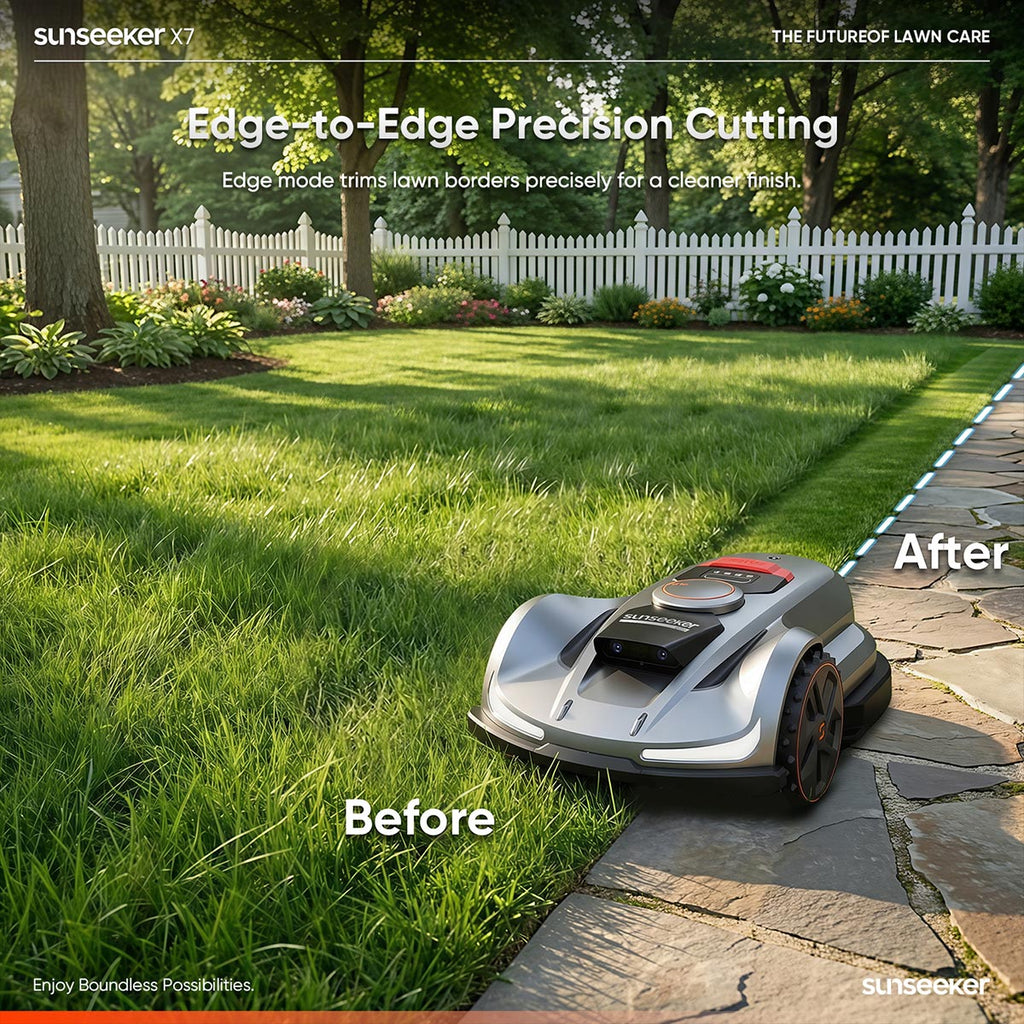 Sunseeker X7 Wireless AI Robot Lawn Mower