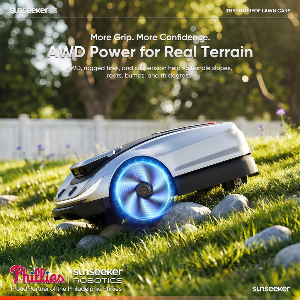 X5 Wireless AI Robot Lawn Mower