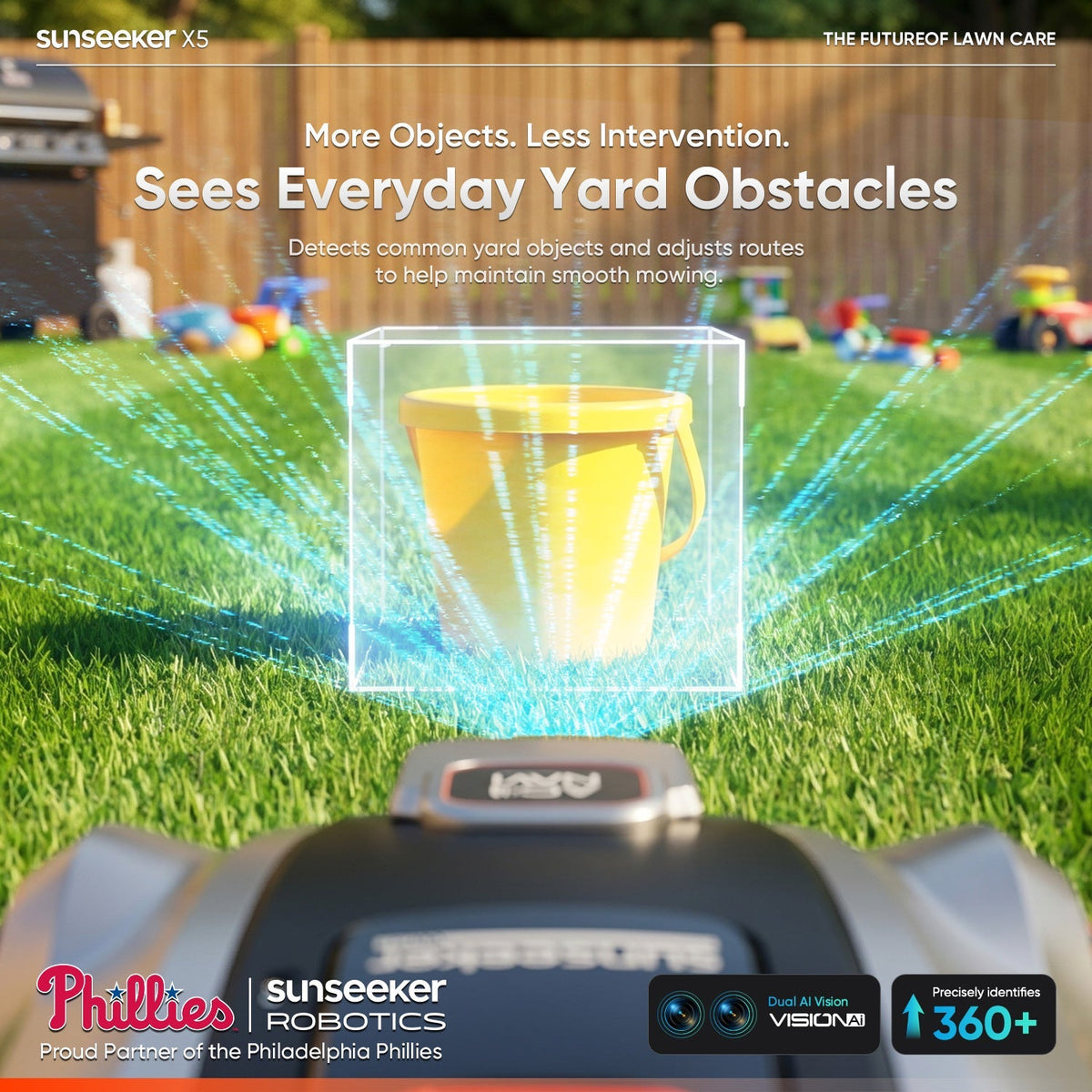 X5 Wireless AI Robot Lawn Mower