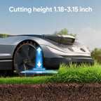 Sunseeker X5 Wireless AI Robot Lawn Mower with Protective Garage Shelter